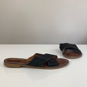 Seven7 Black Jesse Sandals Size 8